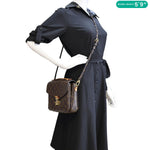 LOUIS VUITTON Metis Pochette Monogram Canvas Crossbody Bag Brown