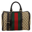 GUCCI Vintage Web Original GG Boston Bag Beige 247205