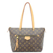 LOUIS VUITTON Iena PM Monogram Canvas Shoulder Bag Brown