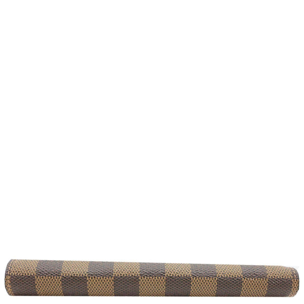 LOUIS VUITTON Sarah Damier Ebene Wallet Brown