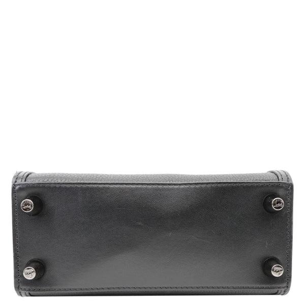 CHRISTIAN LOUBOUTIN Paloma Mini Leather Tote Bag Black