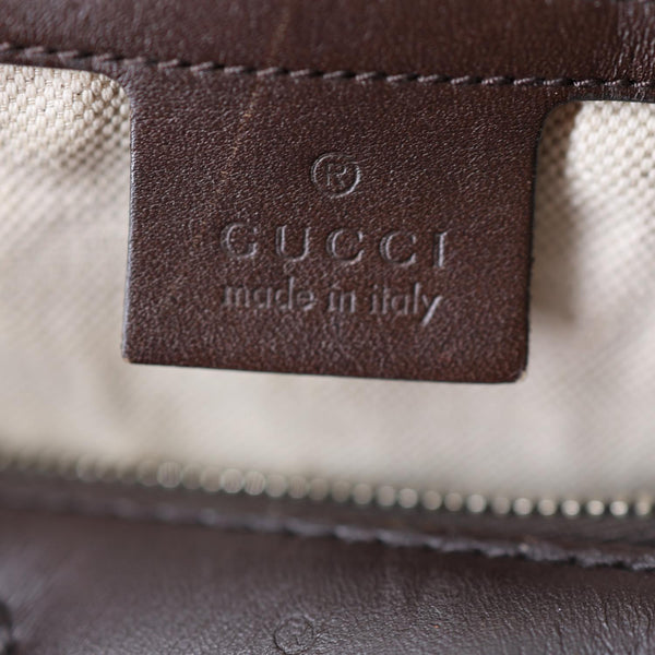 GUCCI Vintage Web Original GG Boston Bag Beige 247205