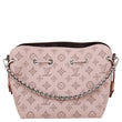 LOUIS VUITTON Bella Bucket Mahina Leather Crossbody Bag Magnolia