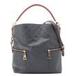 LOUIS VUITTON Melie Empreinte Leather Hobo Shoulder Bag Marine Rouge