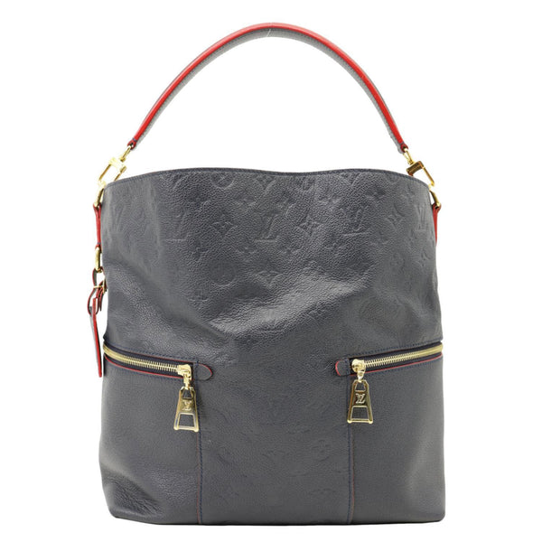 LOUIS VUITTON Melie Empreinte Leather Hobo Shoulder Bag Marine Rouge