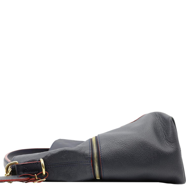 LOUIS VUITTON Melie Empreinte Leather Hobo Shoulder Bag Marine Rouge