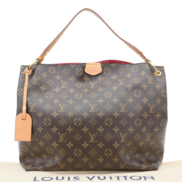 LOUIS VUITTON Graceful MM Monogram Canvas Shoulder Bag Brown
