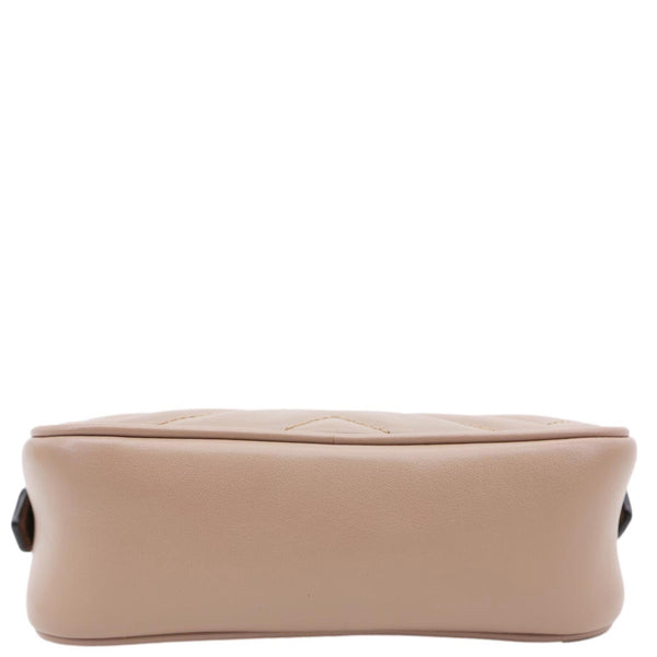 GUCCI GG Marmont Mini Matelasse Leather Crossbody Bag Dusty Pink 448065