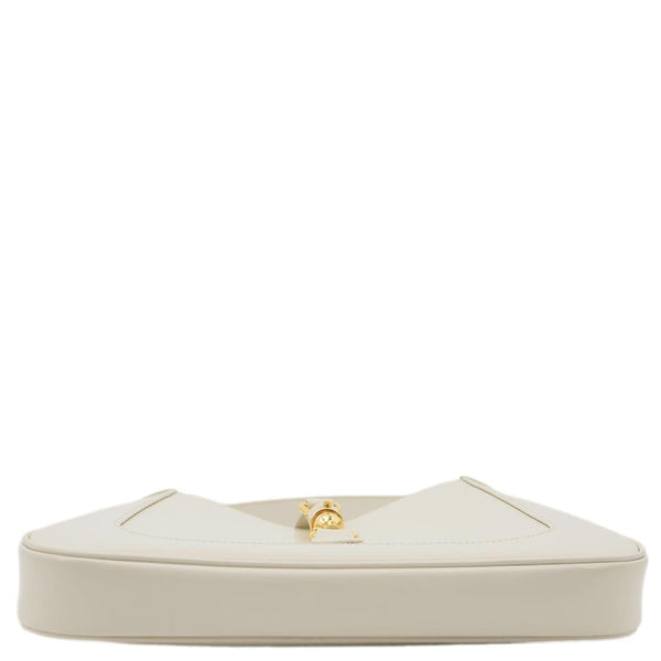 GUCCI Jackie 1961 Small Leather Shoulder Bag Off White 636709