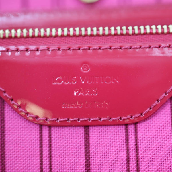 LOUIS VUITTON Cosmic Blossom GM Shiny Leather Tote Bag Pink