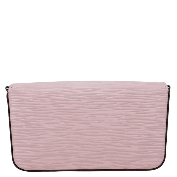 LOUIS VUITTON Felicie Pochette Epi Leather Crossbody Bag Pink