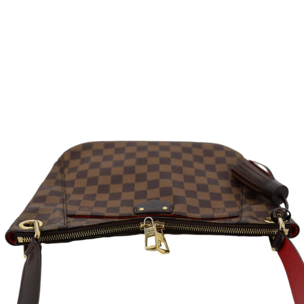 LOUIS VUITTON South Bank Besace Damier Ebene Crossbody Bag Brown