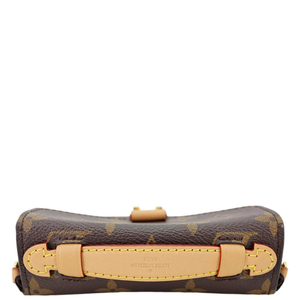 LOUIS VUITTON Metis Pochette Micro Monogram Canvas Clutch Bag Brown