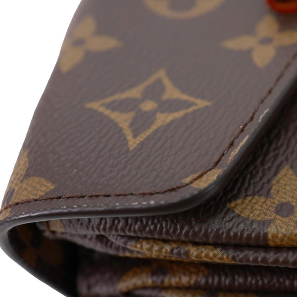 LOUIS VUITTON Metis Pochette Micro Monogram Canvas Clutch Bag Brown