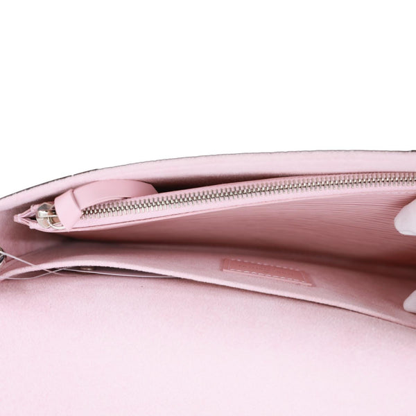LOUIS VUITTON Felicie Pochette Epi Leather Crossbody Bag Pink