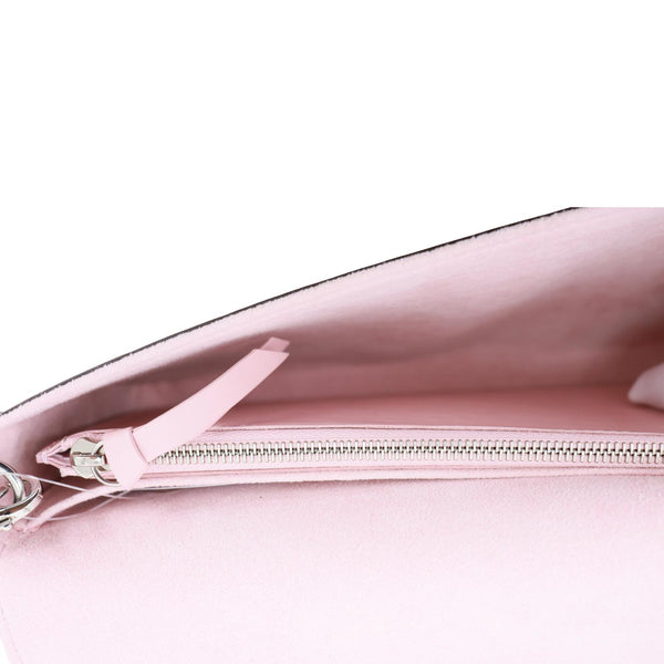 LOUIS VUITTON Felicie Pochette Epi Leather Crossbody Bag Pink