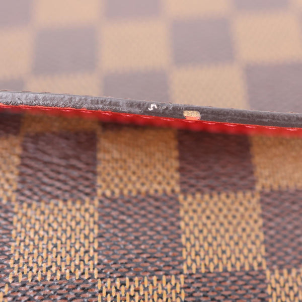 LOUIS VUITTON South Bank Besace Damier Ebene Crossbody Bag Brown