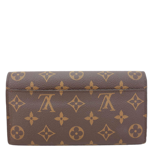 LOUIS VUITTON Sarah Monogram Canvas Wallet Red