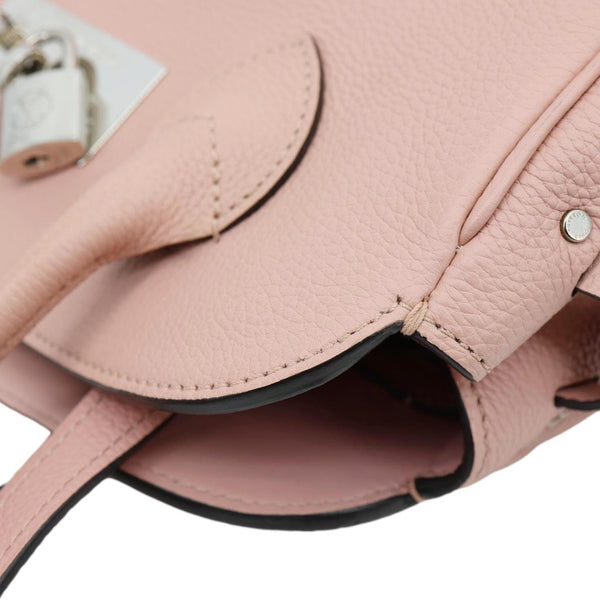 LOUIS VUITTON Milla PM Veau Nuage Leather Shoulder Bag Rose Poudre