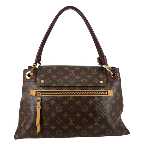 LOUIS VUITTON Olympe Monogram Canvas Satchel Shoulder Bag Bordeaux