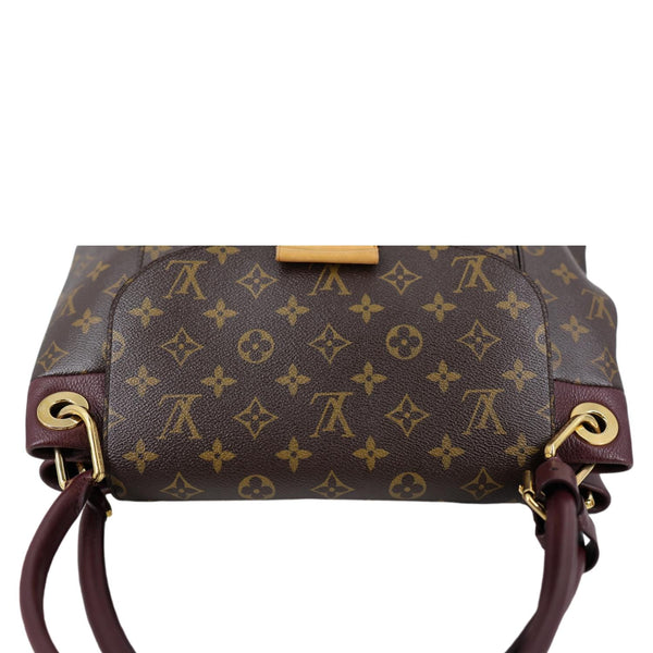 LOUIS VUITTON Olympe Monogram Canvas Satchel Shoulder Bag Bordeaux