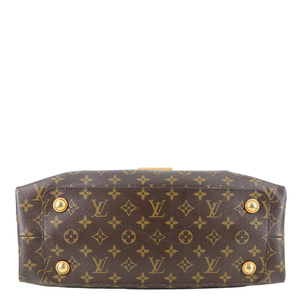 LOUIS VUITTON Olympe Monogram Canvas Satchel Shoulder Bag Bordeaux