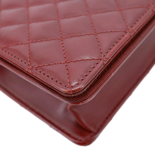 Chanel Ballerine Flap Bag Burgundy