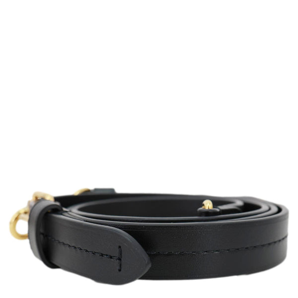LOUIS VUITTON Adjustable Leather Shoulder Strap Black