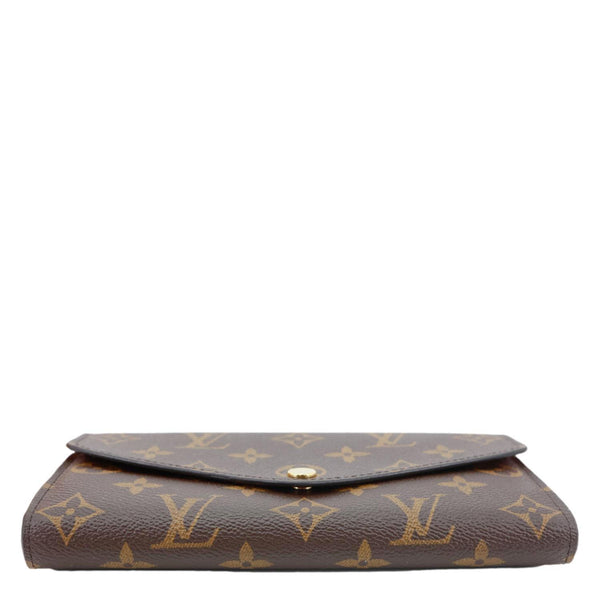 LOUIS VUITTON Sarah Monogram Canvas Wallet Red