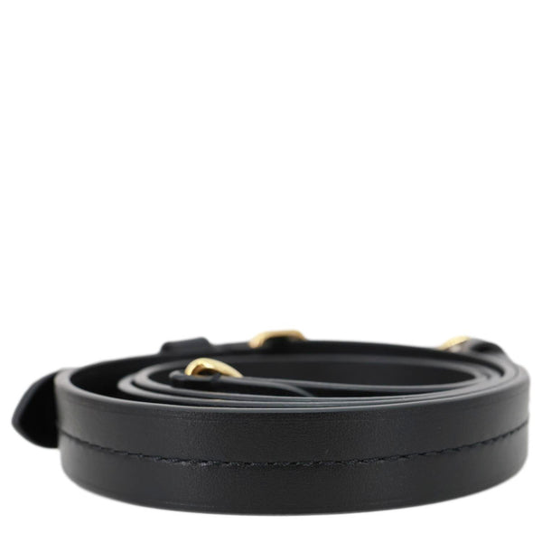 LOUIS VUITTON Adjustable Leather Shoulder Strap Black