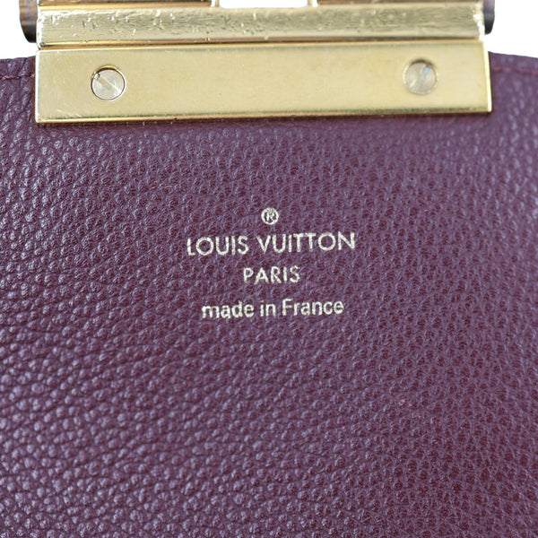 LOUIS VUITTON Olympe Monogram Canvas Satchel Shoulder Bag Bordeaux