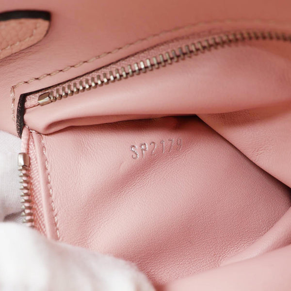 LOUIS VUITTON Milla PM Veau Nuage Leather Shoulder Bag Rose Poudre