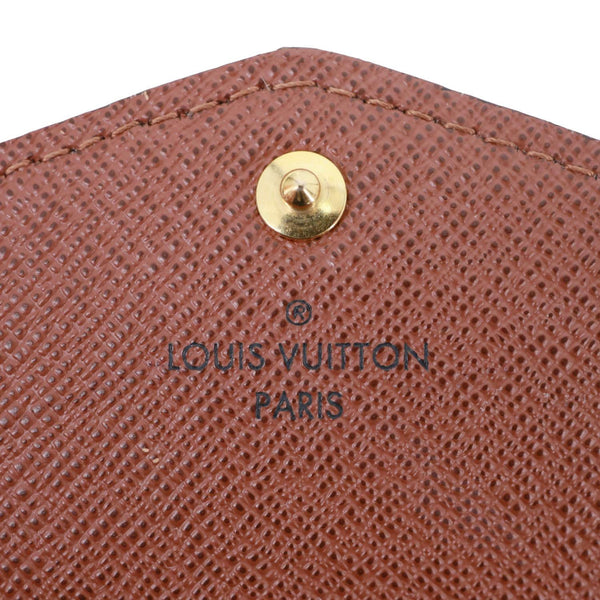 LOUIS VUITTON Sarah Monogram Canvas Wallet Brown