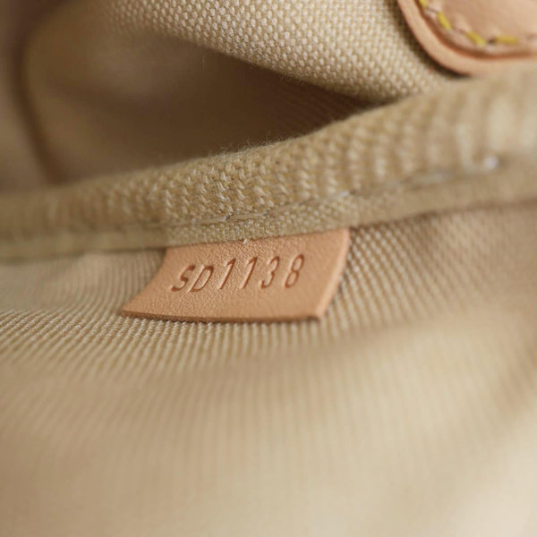 LOUIS VUITTON Favorite MM Damier Azur Crossbody Bag White