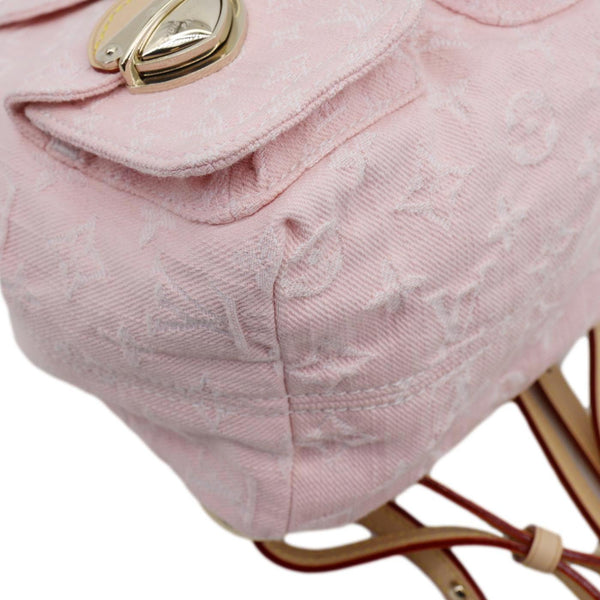 LOUIS VUITTON Venice Monogram Denim Backpack Washed Pink