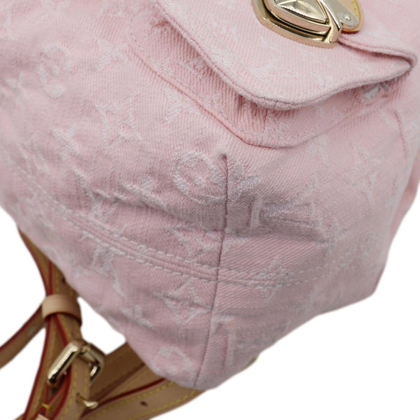 LOUIS VUITTON Venice Monogram Denim Backpack Washed Pink