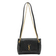 YVES SAINT LAURENT Monogram Nolita Mini Lambskin Leather Shoulder Bag Black