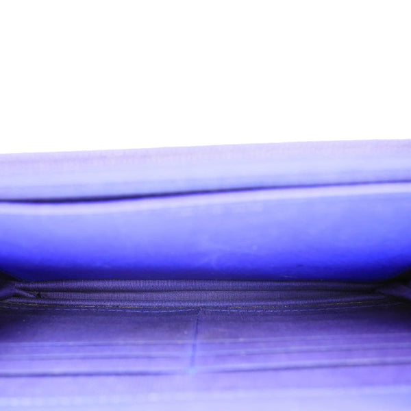 CHANEL Fancy CC Quilted Calfskin Leather Wallet On Chain Bag Royal Blue