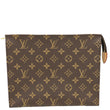 LOUIS VUITTON Toiletry Pouch 26 Monogram Canvas Clutch Brown