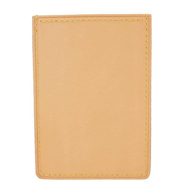 LOUIS VUITTON Voyages Vachetta Leather Card Holder Tan
