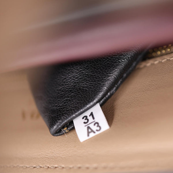 PRADA Bibliotheque Saffiano City Leather Double Handle Tote Shoulder Bag Beige