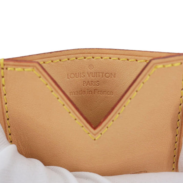 LOUIS VUITTON Voyages Vachetta Leather Card Holder Tan