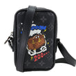 LOUIS VUITTON Danube PPM Comic Trunk Printed Monogram Eclipse Canvas Shoulder Bag Black