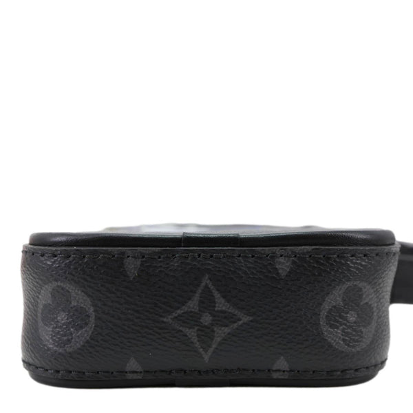 LOUIS VUITTON Danube PPM Comic Trunk Printed Monogram Eclipse Canvas Shoulder Bag Black