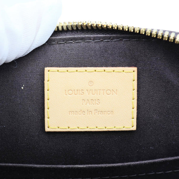 LOUIS VUITTON Alma BB Vernis Leather Satchel Crossbody Bag Amarante