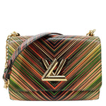 LOUIS VUITTON Twist MM Tropical Epi Leather Shoulder Bag Green