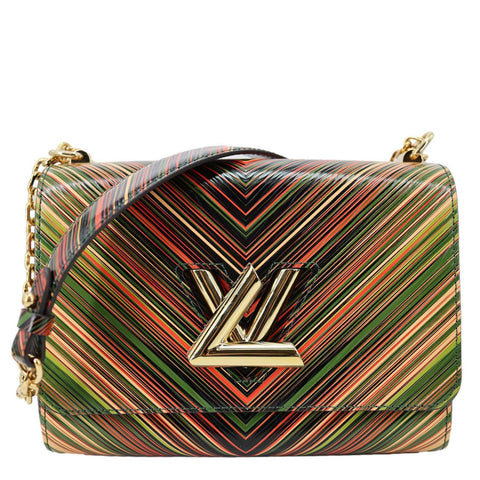 LOUIS VUITTON Twist MM Tropical Epi Leather Shoulder Bag Green