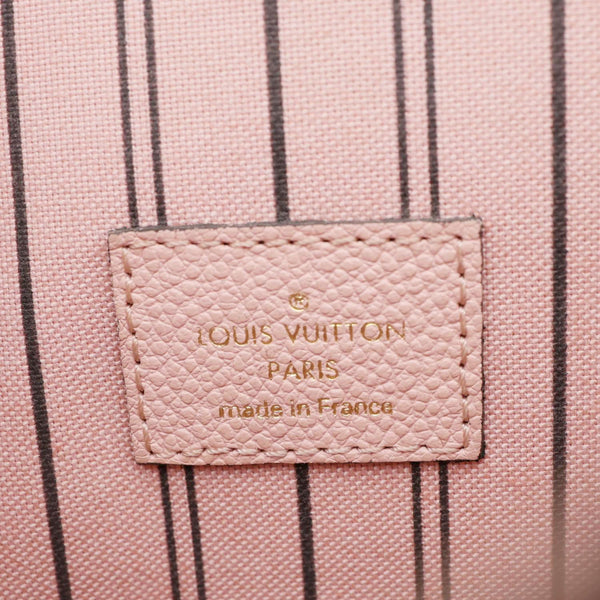 LOUIS VUITTON Metis Pochette Monogram Empreinte Leather Crossbody Bag Pink