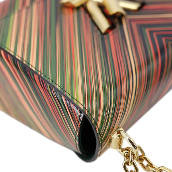 LOUIS VUITTON Twist MM Tropical Epi Leather Shoulder Bag Green