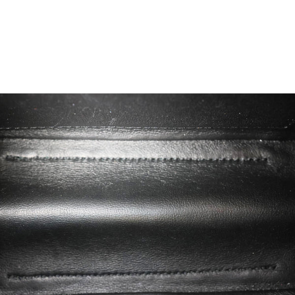 CHANEL Studded Square Quilted Leather Vanity Case Black